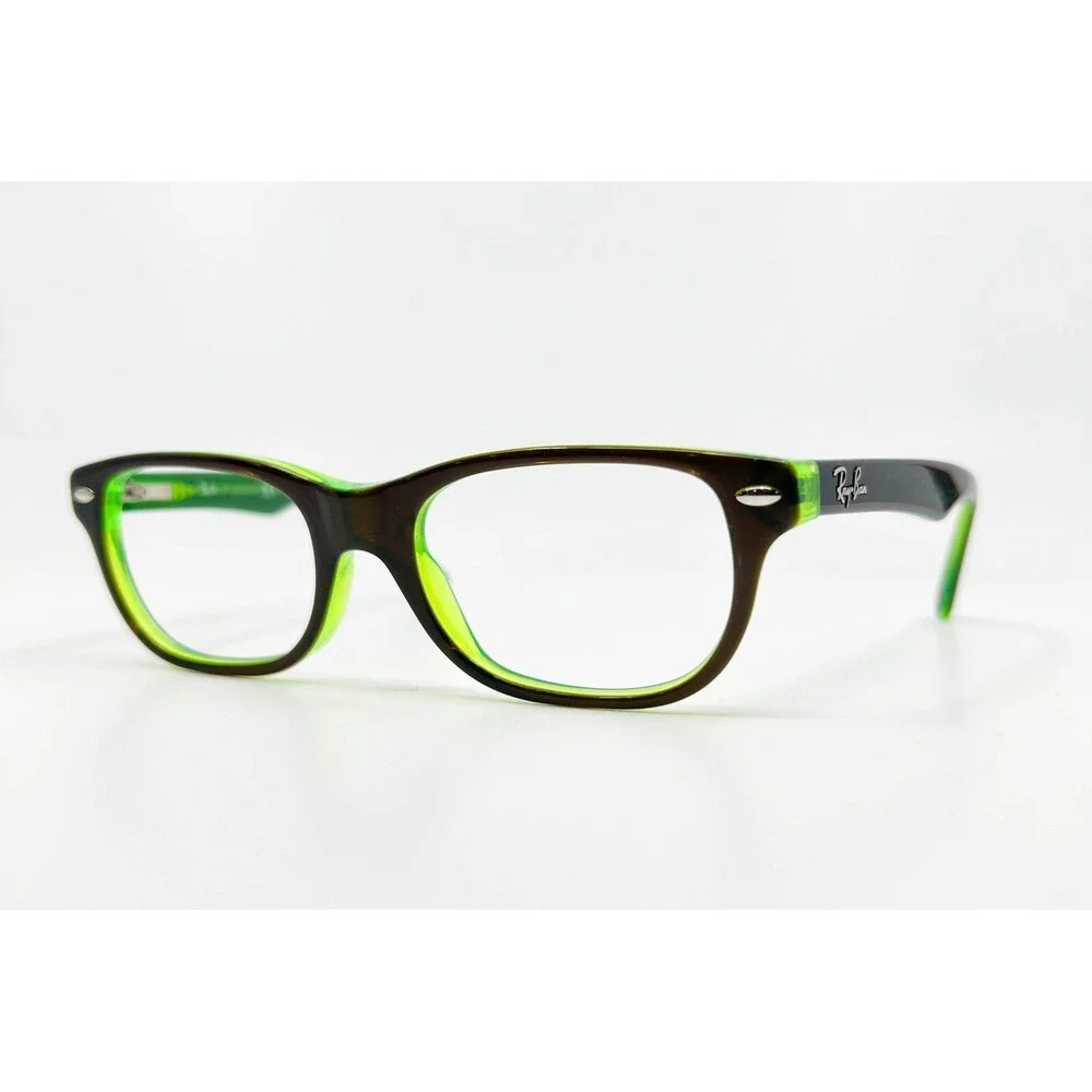 Ray-Ban Eyeglasses Kids Brown Green RB 1555 3665 46-16-125 46mm